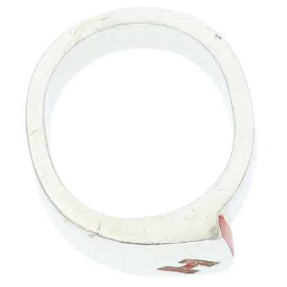 HERMES H-Motif Candy Silver Ring Size ONE SIZE