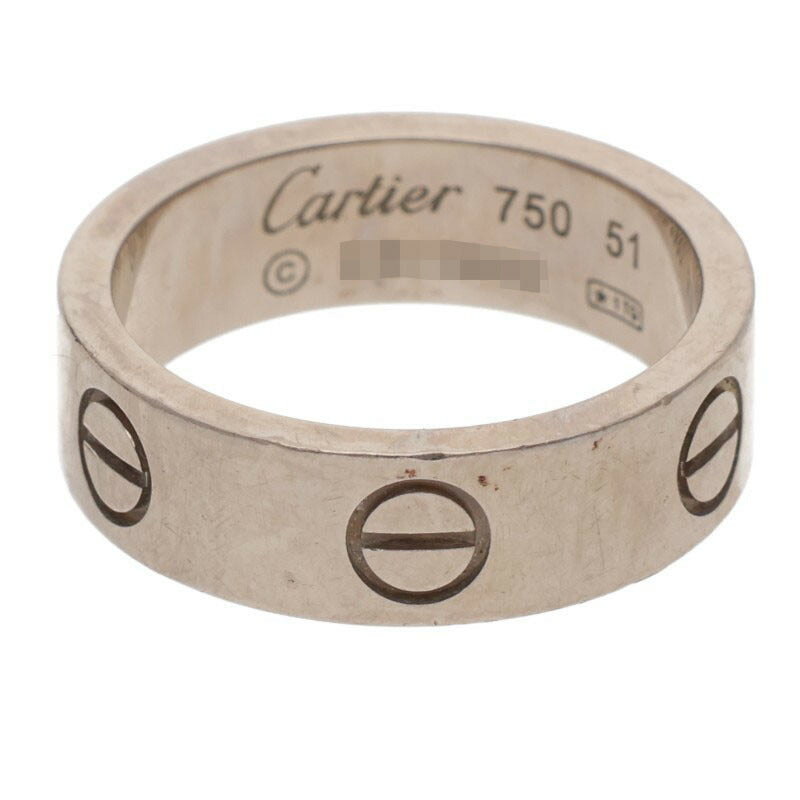Cartier LOVE RING K18WG Ring Size ONE SIZE