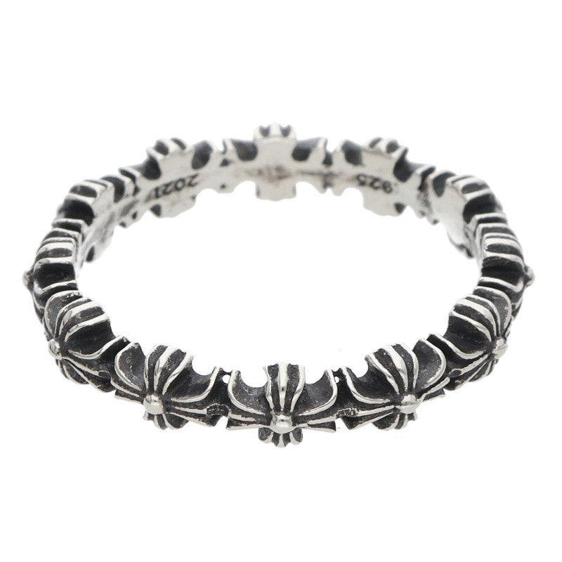 Chrome Hearts TINY E CH PLS BAND Silver Ring Size ONE SIZE