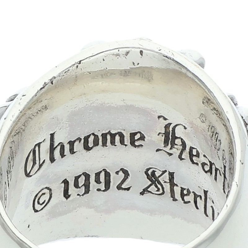 Chrome Hearts Keeper Silver Ring Size US 7