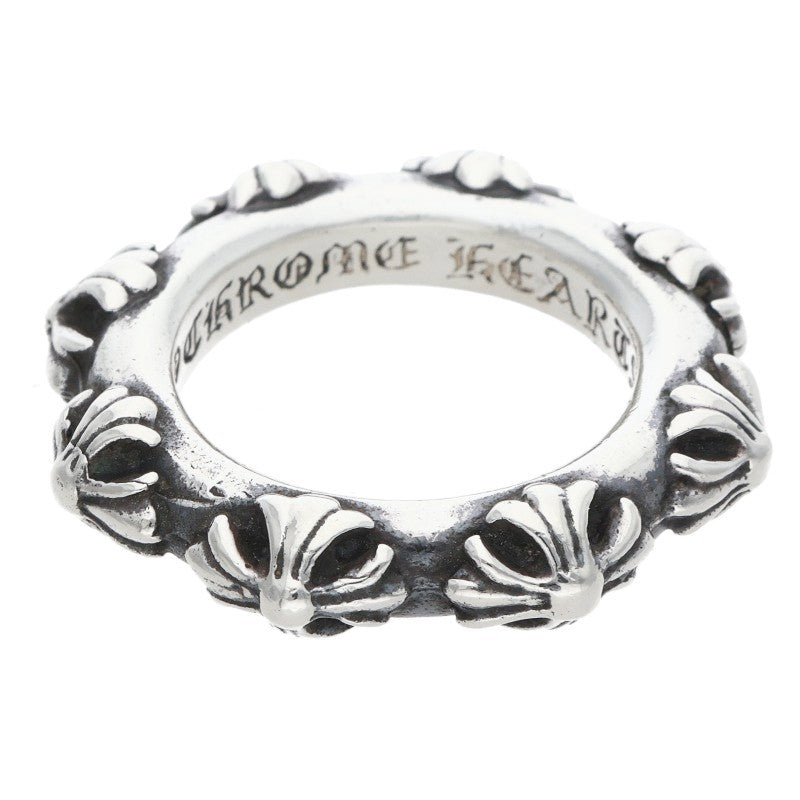 Chrome Hearts CROSS BAND Silver Ring Size ONE SIZE