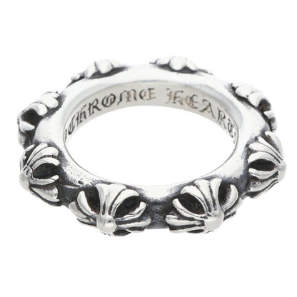 Chrome Hearts CROSS BAND Silver Ring Size ONE SIZE