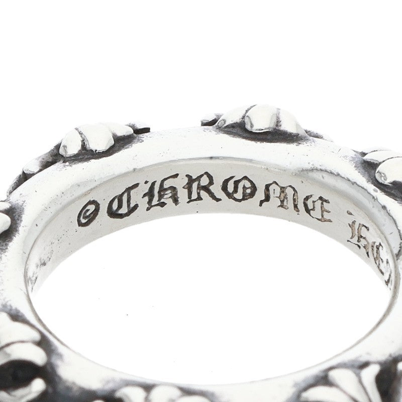 Chrome Hearts CROSS BAND Silver Ring Size ONE SIZE
