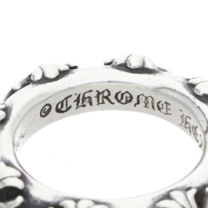 Chrome Hearts CROSS BAND Silver Ring Size ONE SIZE