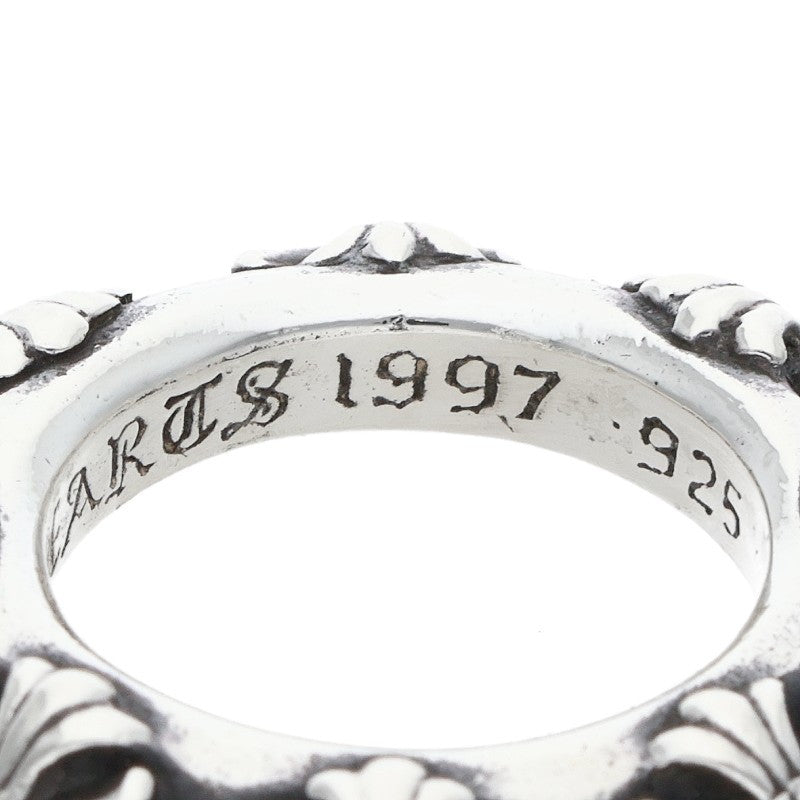 Chrome Hearts CROSS BAND Silver Ring Size ONE SIZE