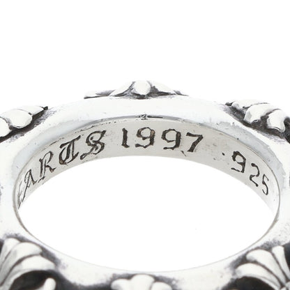 Chrome Hearts CROSS BAND Silver Ring Size ONE SIZE