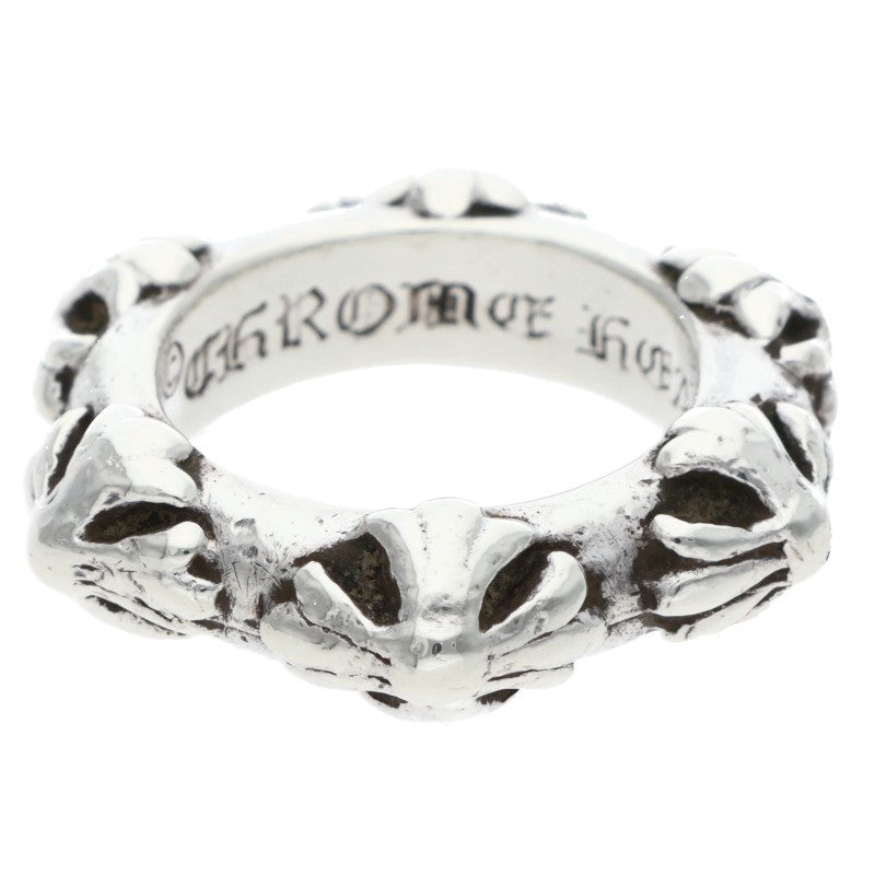 Chrome Hearts CROSS BAND Silver Ring Size ONE SIZE