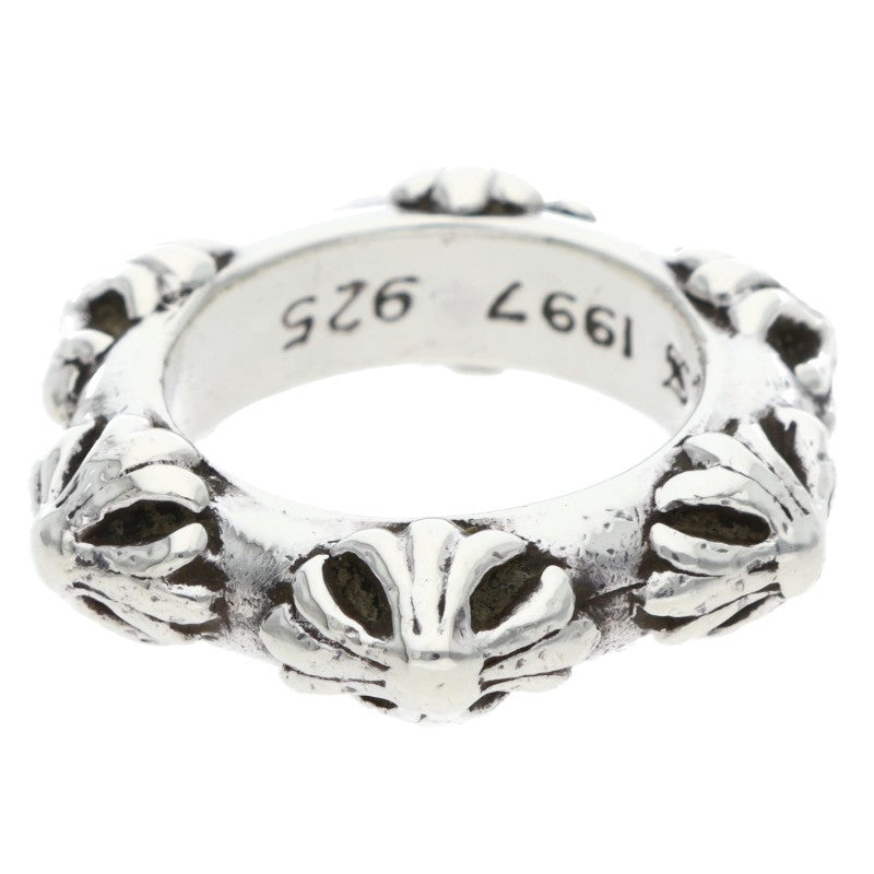 Chrome Hearts CROSS BAND Silver Ring Size ONE SIZE