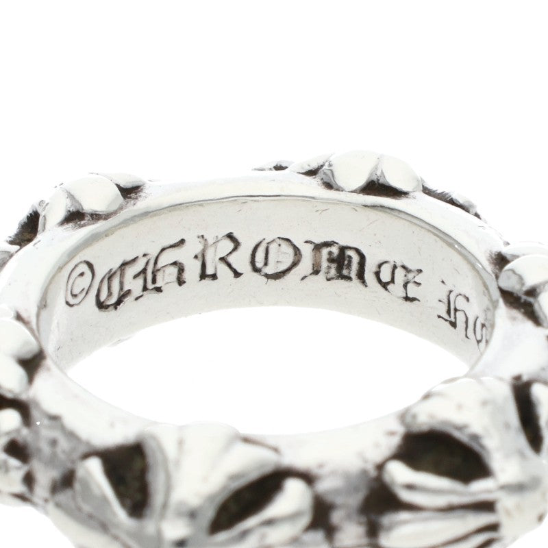 Chrome Hearts CROSS BAND Silver Ring Size ONE SIZE