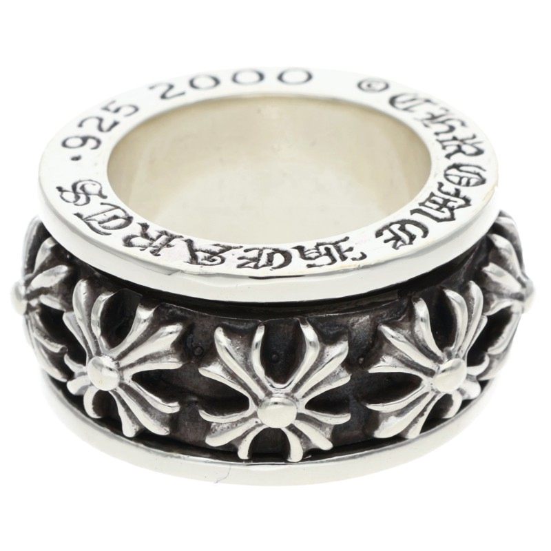 Chrome Hearts Spinner CH X Silver Ring Size ONE SIZE