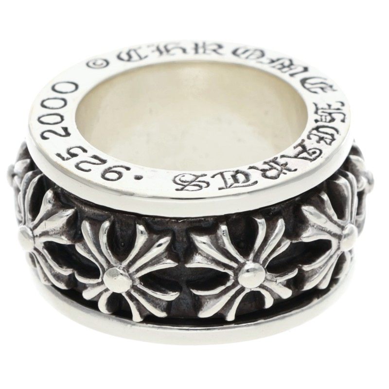 Chrome Hearts Spinner CH X Silver Ring Size ONE SIZE