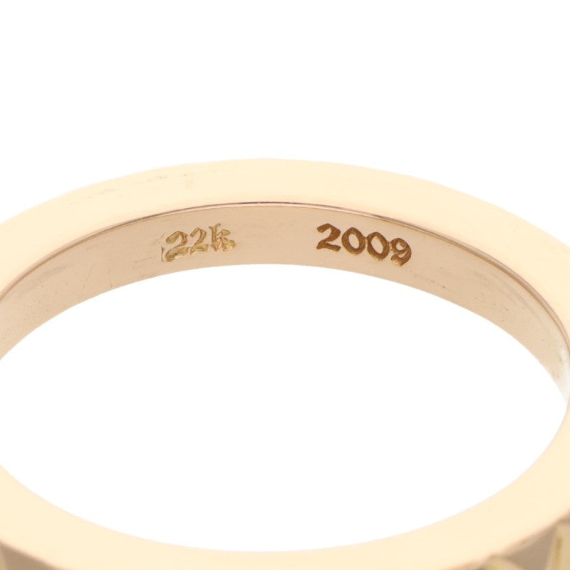 Chrome Hearts 22K TFP Big Punk Gold Ring Size ONE SIZE