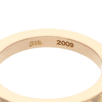 Chrome Hearts 22K TFP Big Punk Gold Ring Size ONE SIZE