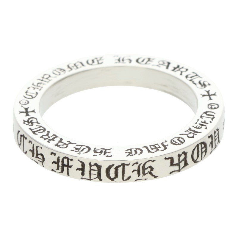 Chrome Hearts 3mm Spacer FUCKYOU Silver Ring Size ONE SIZE