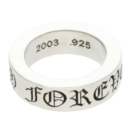 Chrome Hearts 6mm Spacer Forever Silver Ring Size ONE SIZE