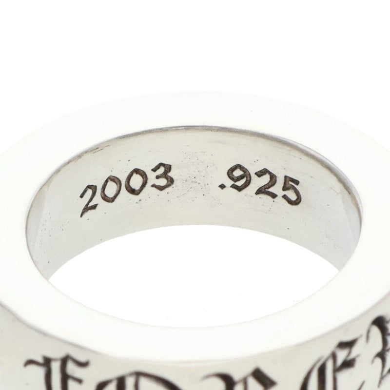 Chrome Hearts 6mm Spacer Forever Silver Ring Size ONE SIZE