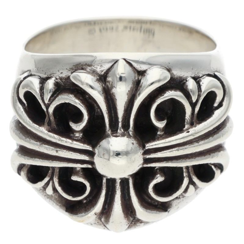 Chrome Hearts Keeper Sterling Silver Ring Size US 9.5