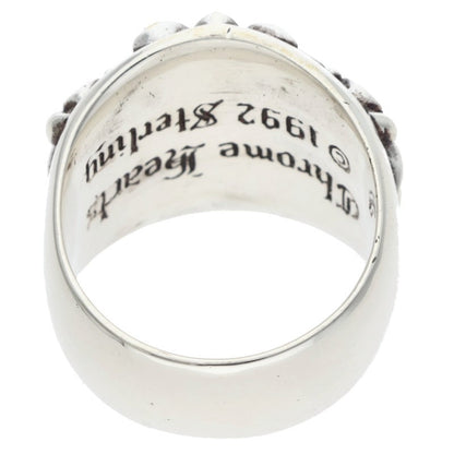 Chrome Hearts Keeper Sterling Silver Ring Size US 9.5