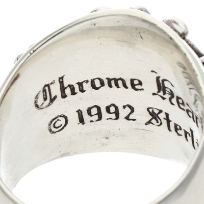 Chrome Hearts Keeper Sterling Silver Ring Size US 9.5
