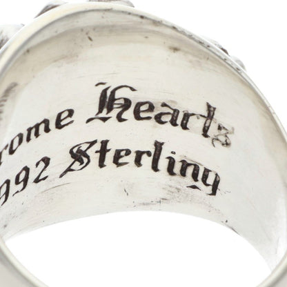 Chrome Hearts Keeper Sterling Silver Ring Size US 9.5