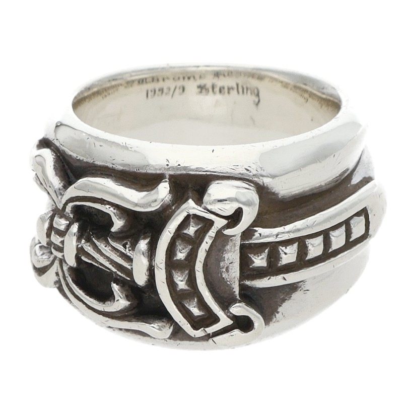 Chrome Hearts Dagger Sterling Silver Ring Size US 4.5