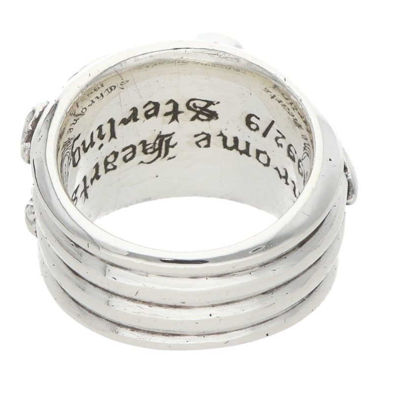 Chrome Hearts Dagger Sterling Silver Ring Size US 4.5