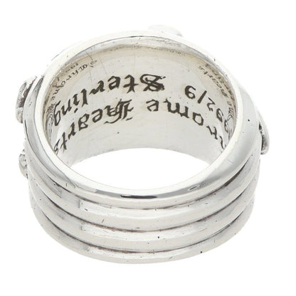 Chrome Hearts Dagger Sterling Silver Ring Size US 4.5