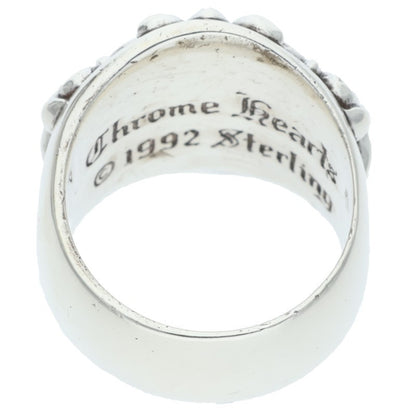 Chrome Hearts KEEPER Sterling Silver Ring Size ONE SIZE