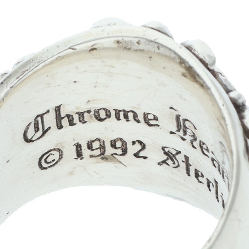 Chrome Hearts KEEPER Sterling Silver Ring Size ONE SIZE