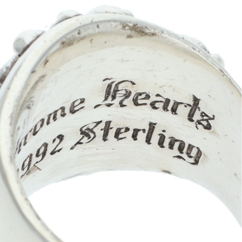 Chrome Hearts KEEPER Sterling Silver Ring Size ONE SIZE