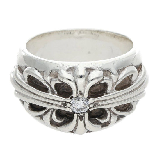 Chrome Hearts Floral Cross 1 Diamond Silver Size ONE SIZE