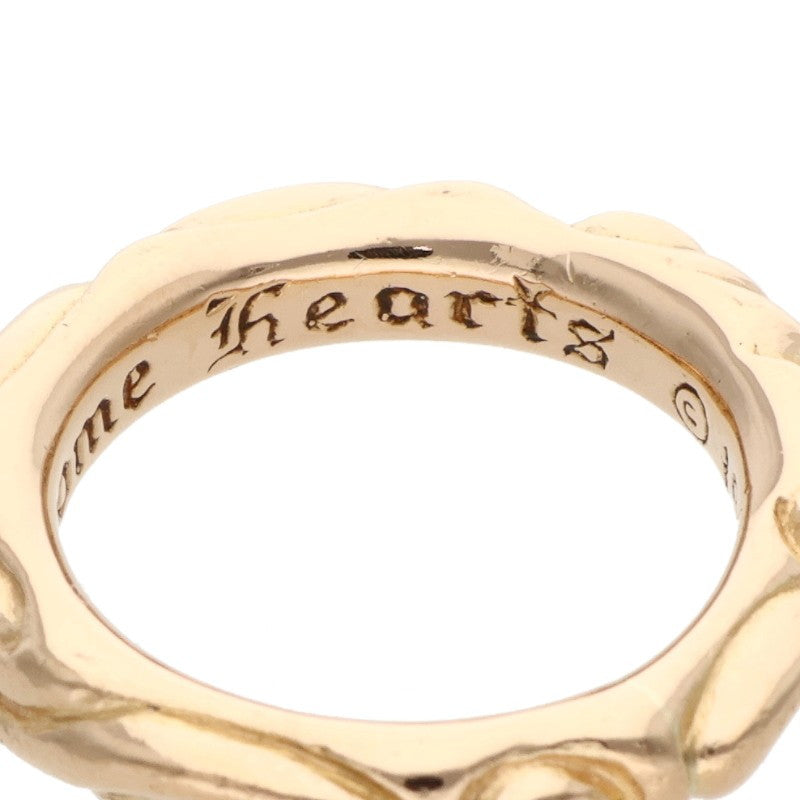 Chrome Hearts 22K Scroll Band Gold Ring Size 13.5