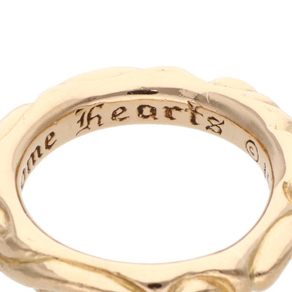 Chrome Hearts 22K Scroll Band Gold Ring Size 13.5