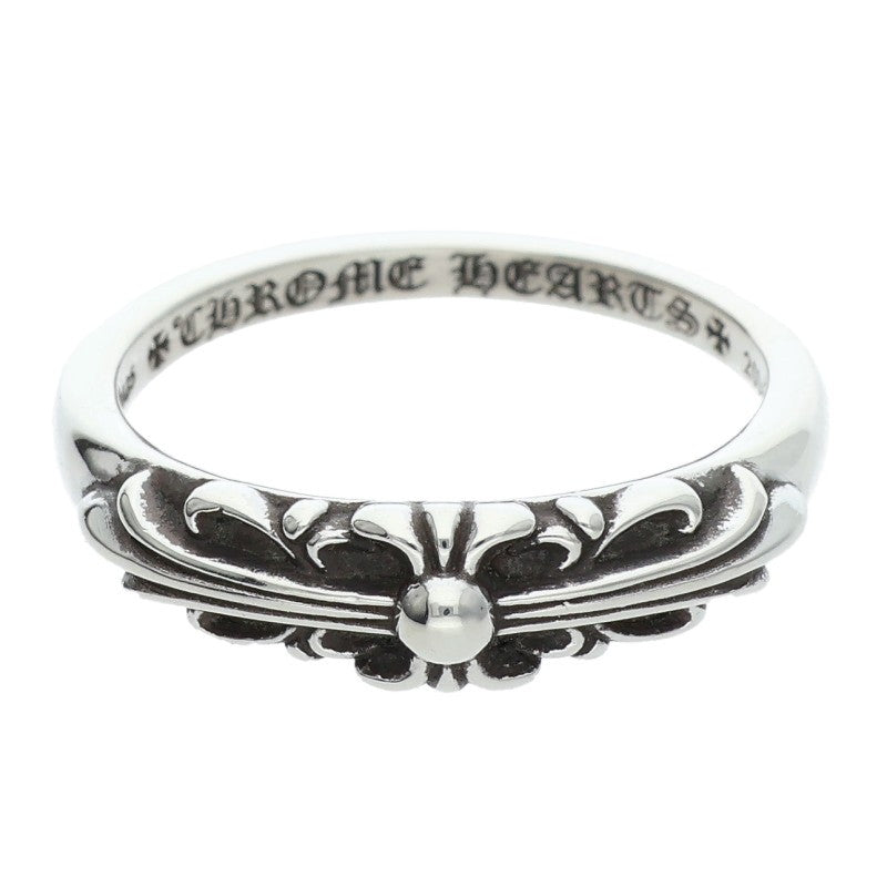 Chrome Hearts BABY CLASSIC Floral Cross Ring Size US 11.5