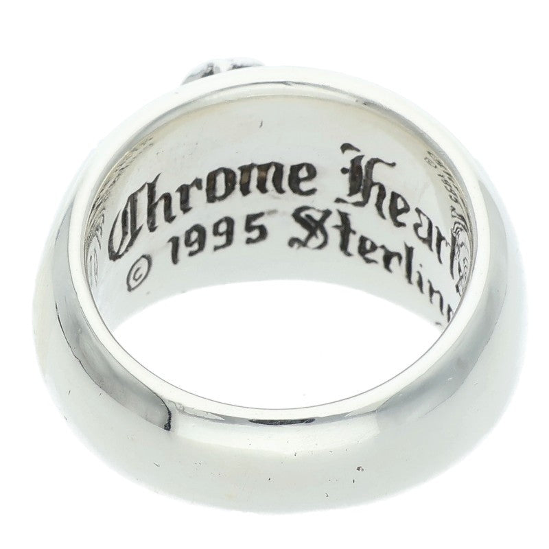 Chrome Hearts Heart in Band Silver Ring Size US 7.5