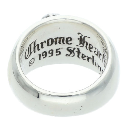 Chrome Hearts Heart in Band Silver Ring Size US 7.5