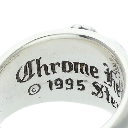 Chrome Hearts Heart in Band Silver Ring Size US 7.5