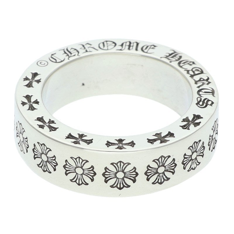Chrome Hearts 6mm Spacer FUCKYOU Silver Ring Size US 5