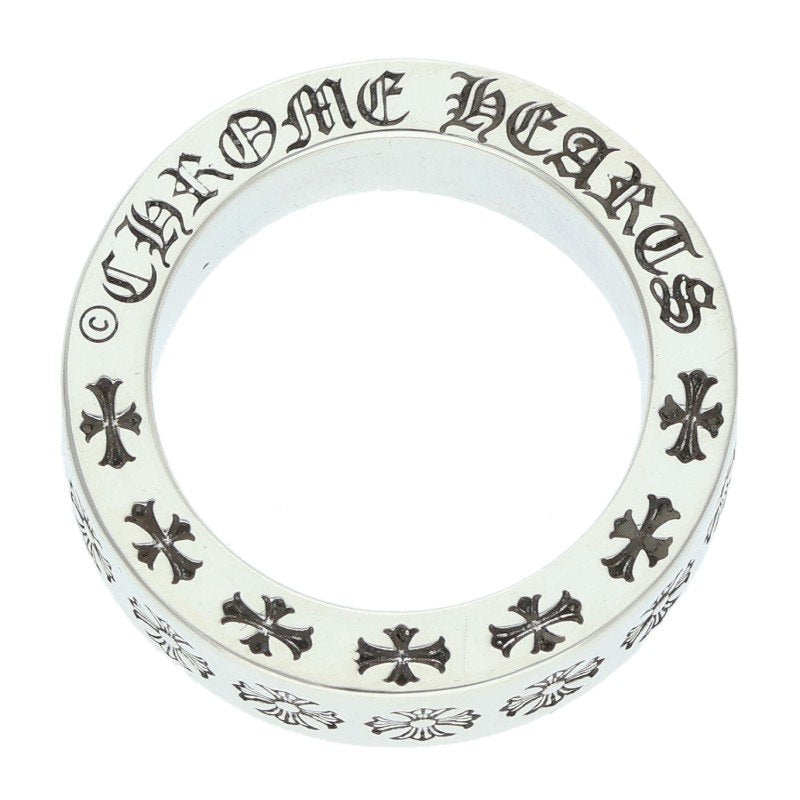 Chrome Hearts 6mm Spacer FUCKYOU Silver Ring Size US 5