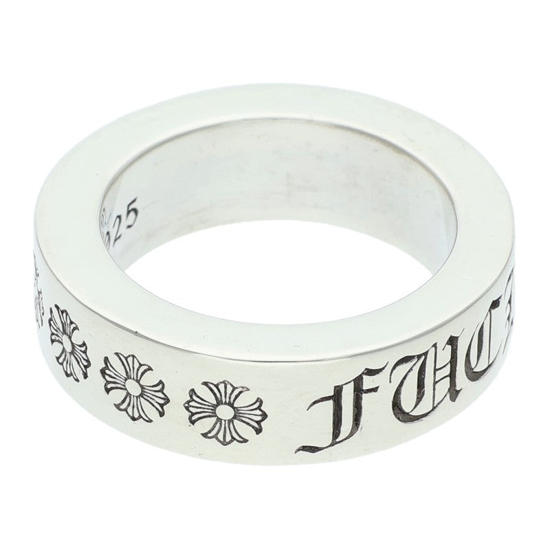 Chrome Hearts 6mm Spacer FUCKYOU Silver Ring Size US 5