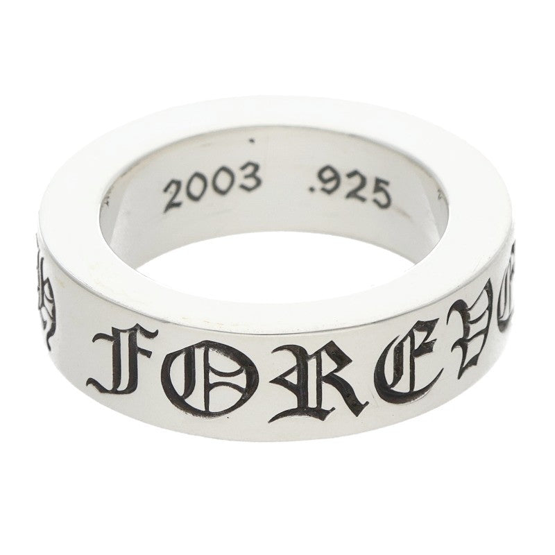 Chrome Hearts 6mm Spacer FOREVER Silver Ring Size ONE SIZE
