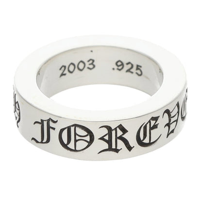 Chrome Hearts 6mm Spacer FOREVER Silver Ring Size ONE SIZE