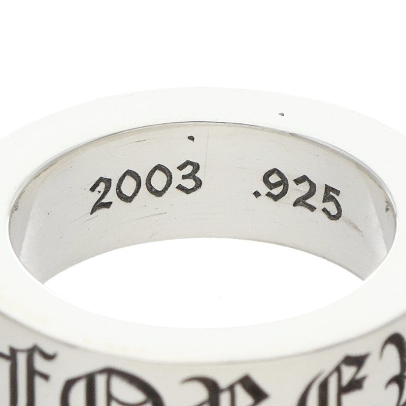 Chrome Hearts 6mm Spacer FOREVER Silver Ring Size ONE SIZE