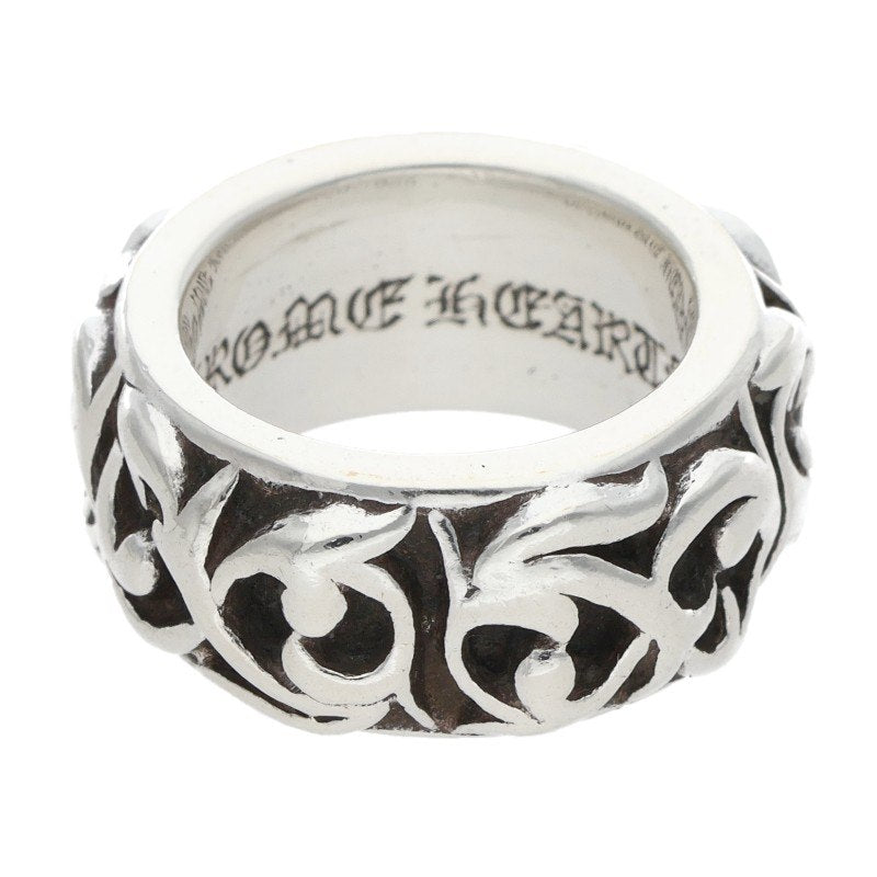 Chrome Hearts Eternity Vine Band Silver Ring Size US 3