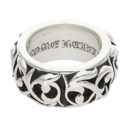 Chrome Hearts Eternity Vine Band Silver Ring Size US 3