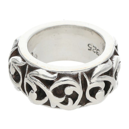 Chrome Hearts Eternity Vine Band Silver Ring Size US 3