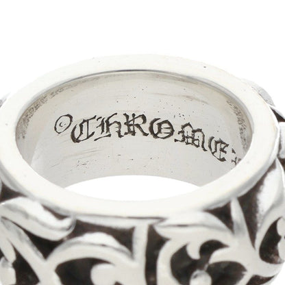 Chrome Hearts Eternity Vine Band Silver Ring Size US 3