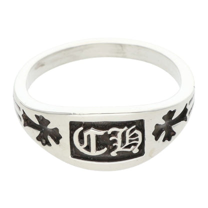 Chrome Hearts CH Crest Mini Silver Ring Size ONE SIZE