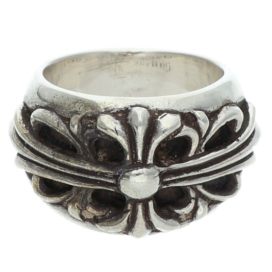 Chrome Hearts Floral Cross Silver Ring Size ONE SIZE