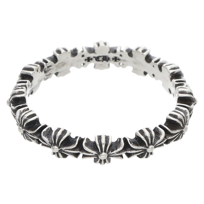 Chrome Hearts Tiny E CH Plus Band Silver Ring Size ONE SIZE